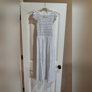 L love Striped Midi Dress